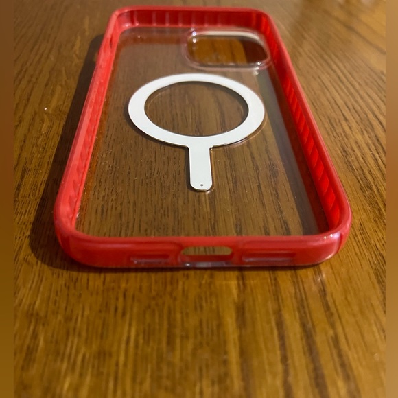 iPhone 12 Pro Max Speck Red Bumper Magsafe Case - Picture 6 of 7